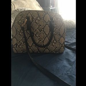 Faux Snake Skin Purse